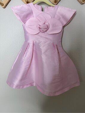Mama Luma Pink Bow Dress Sz 1-2